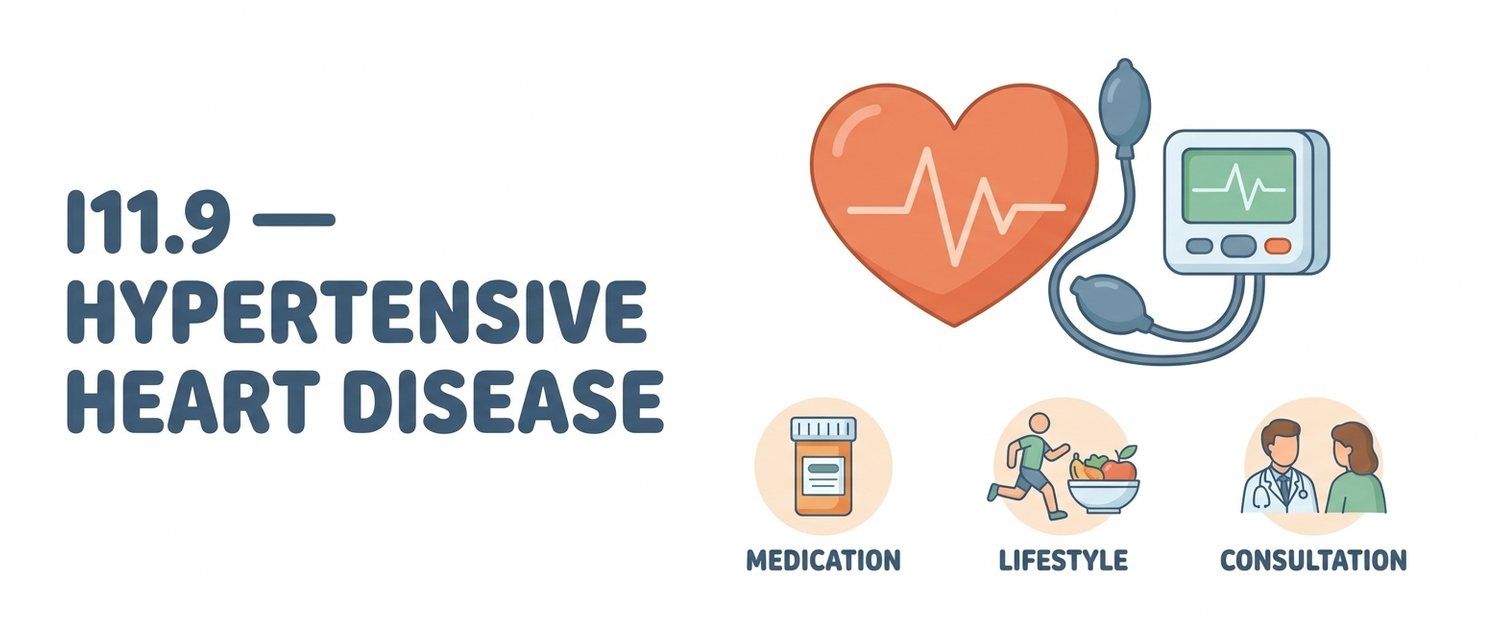 I11.9 — Hypertensive Heart Disease Without Heart Failure Explained