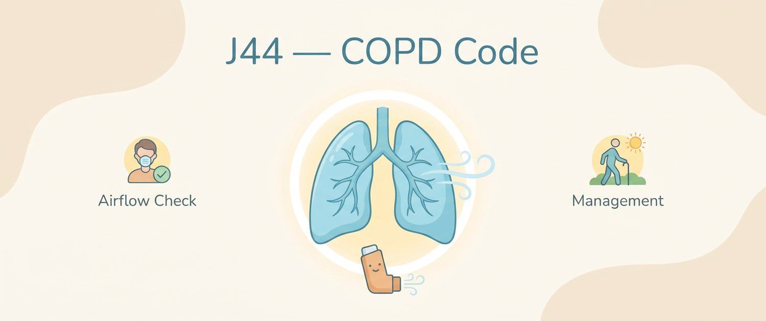 J44 — What This ICD-10 Code Means and What a COPD Diagnosis Is