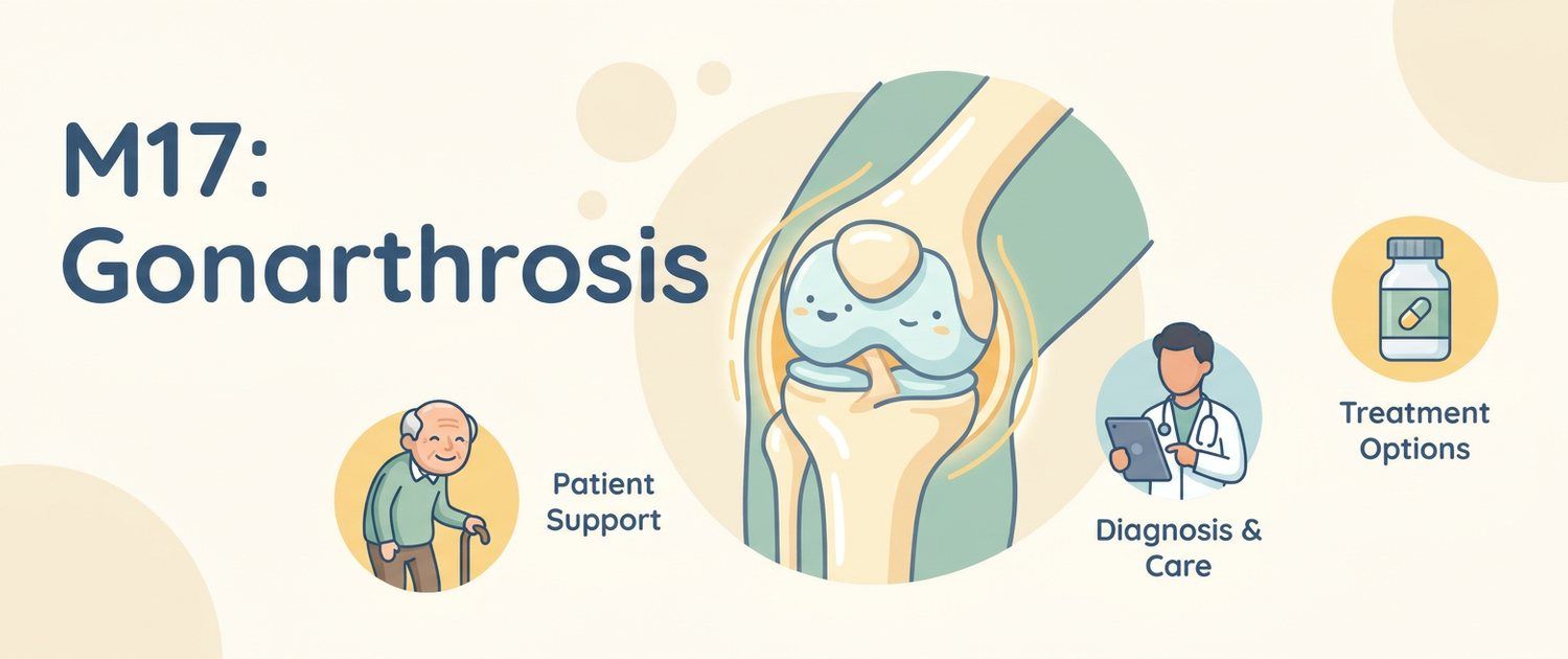 M17 — Gonarthrosis (Knee Osteoarthritis): ICD-10 Code Explained