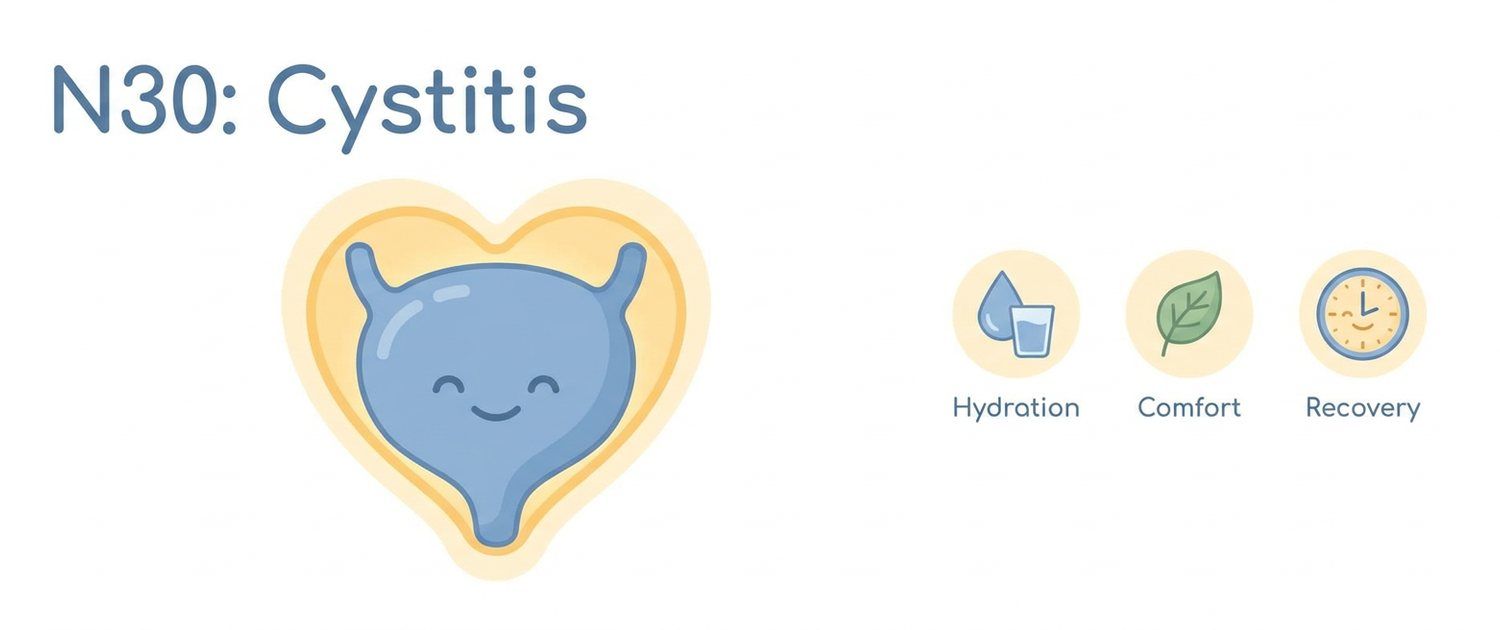 N30 — Cystitis ICD-10 Code: Meaning, Symptoms, Urine Tests