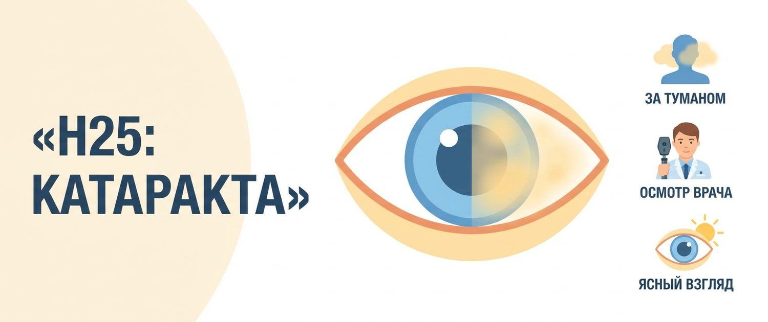 H25 — что за диагноз: старческая катаракта по МКБ-10