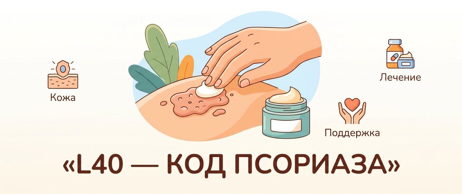 L40 — что за диагноз: расшифровка кода МКБ-10 (псориаз)
