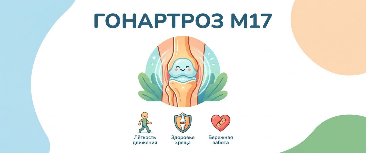 M17 — гонартроз (артроз коленного сустава): расшифровка кода МКБ-10