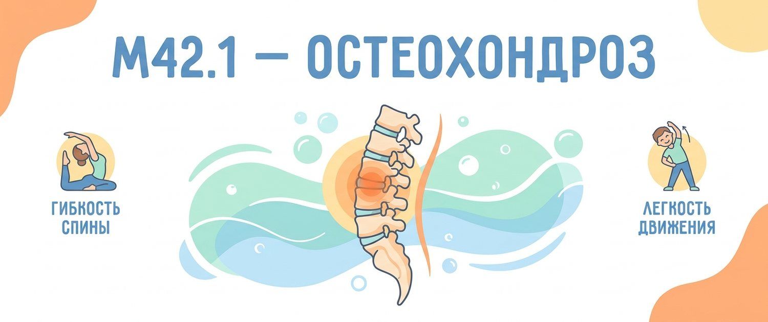 M42.1 — остеохондроз позвоночника у взрослых: расшифровка кода МКБ-10