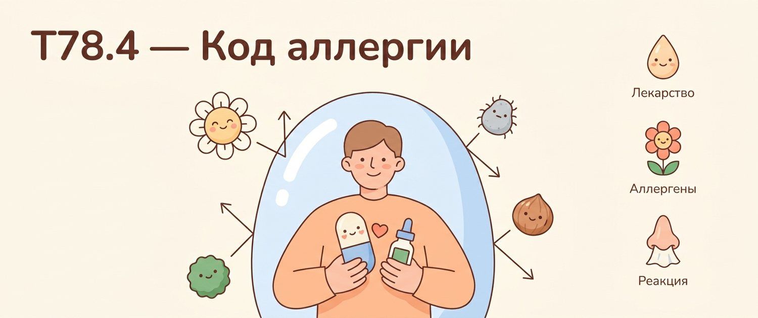 T78.4 — что за диагноз: аллергия неуточнённая по МКБ-10