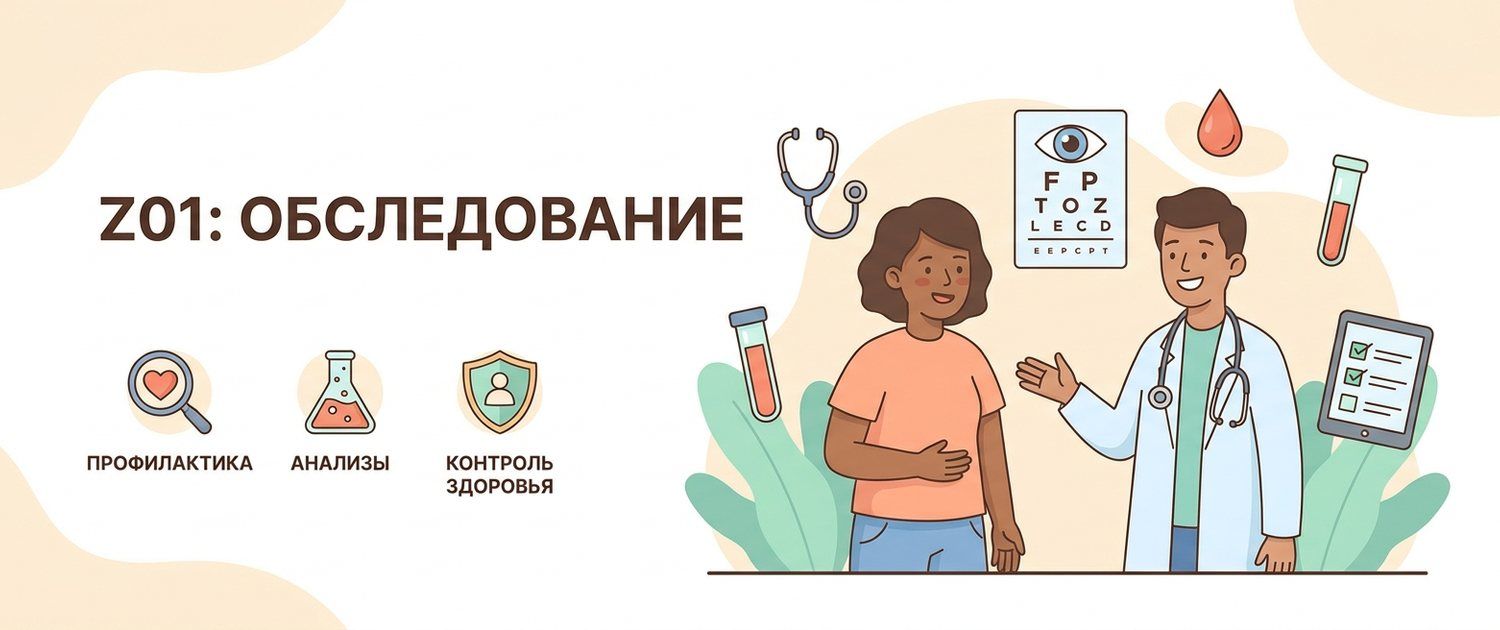 Z01 — что за диагноз: расшифровка кода МКБ-10 простыми словами