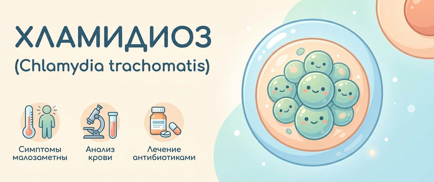 Хламидии (Chlamydia trachomatis): расшифровка IgG, IgA и ПЦР