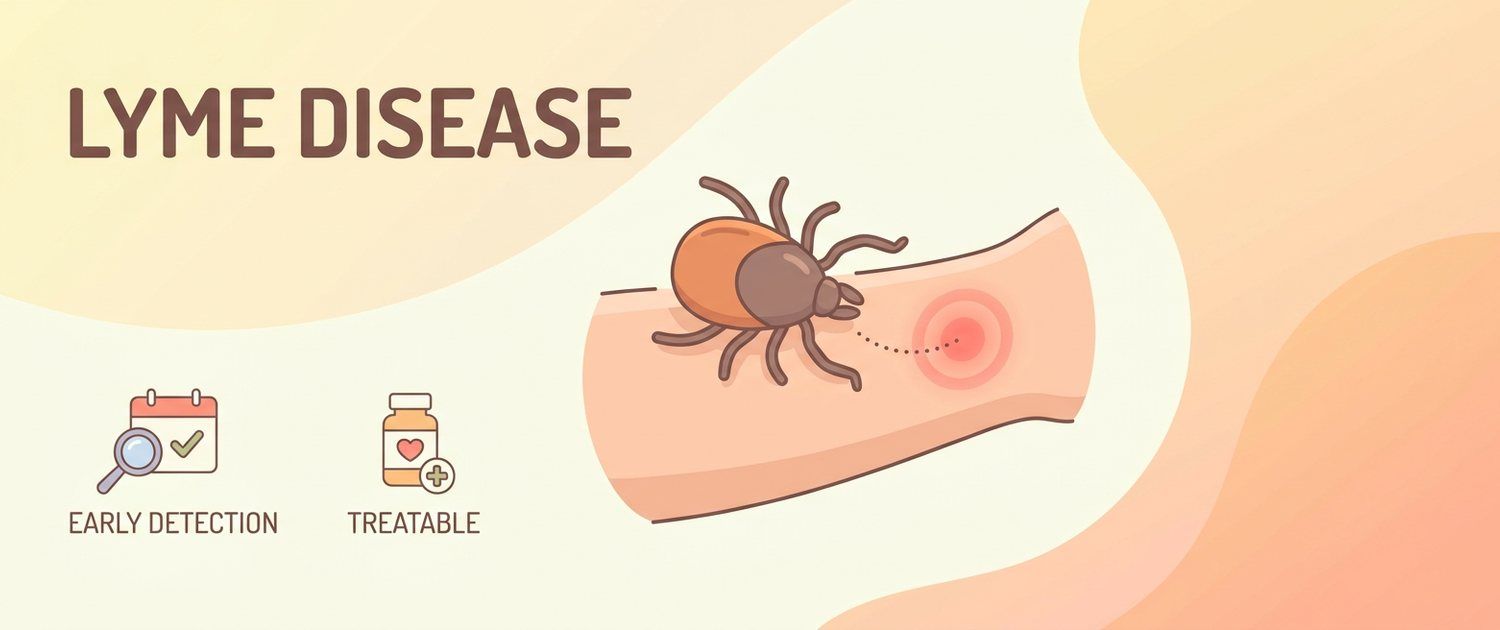 Lyme Disease (Borreliosis): Symptoms, Rash and Tests