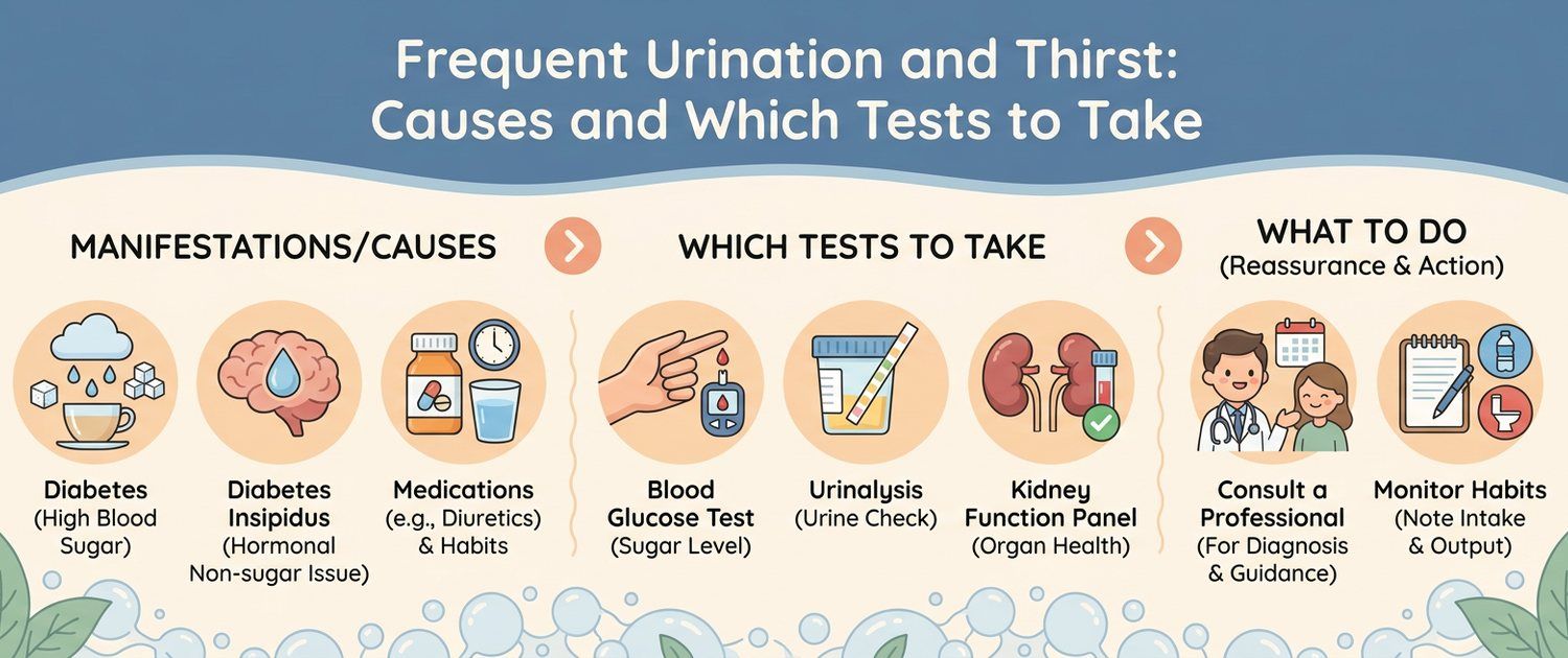 Frequent Urination and Thirst: Causes and Which Tests to Take
