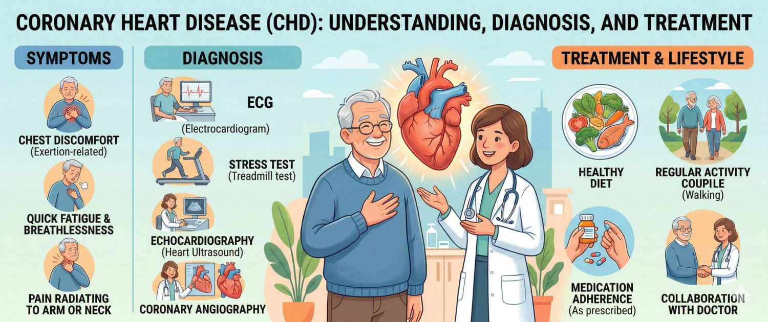 Coronary Artery Disease: Symptoms, Diagnosis and Treatment