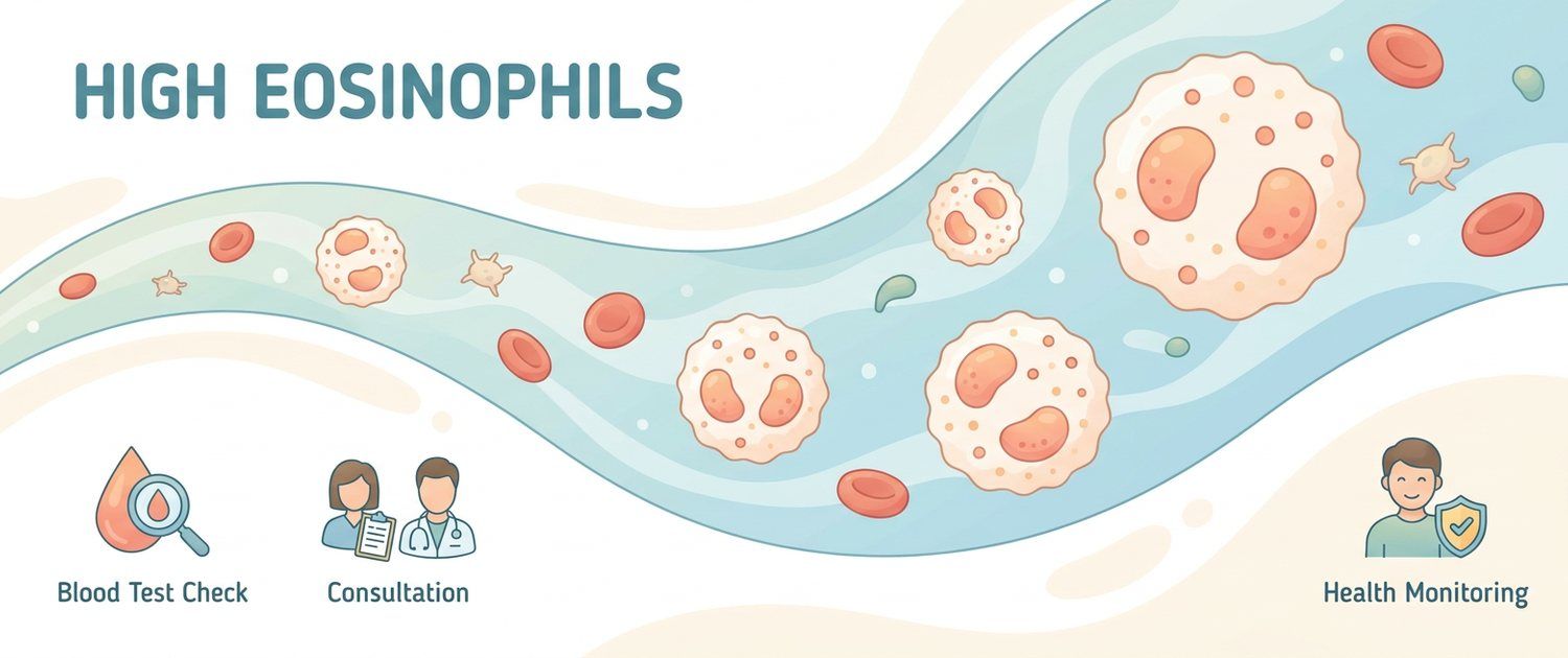 High Eosinophil Count: Causes, Normal Range and Red Flags