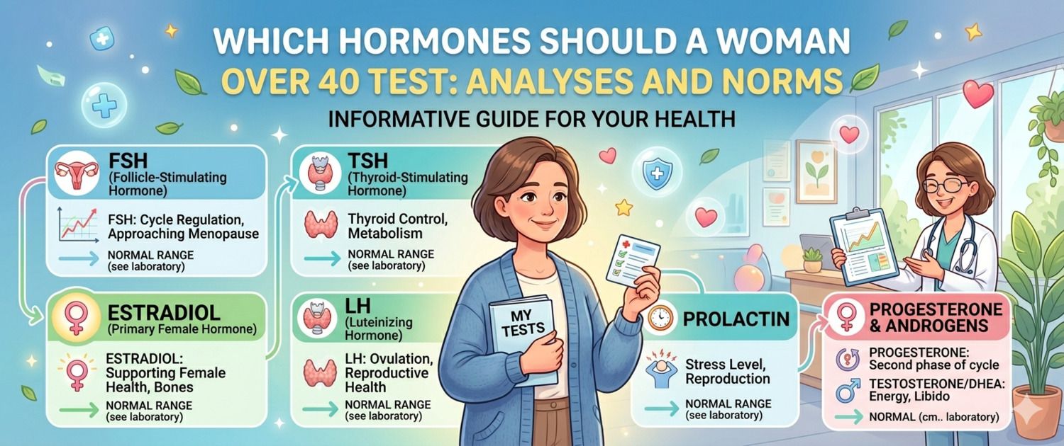 Which Hormone Tests Should Women Get After 40: Levels and Norms
