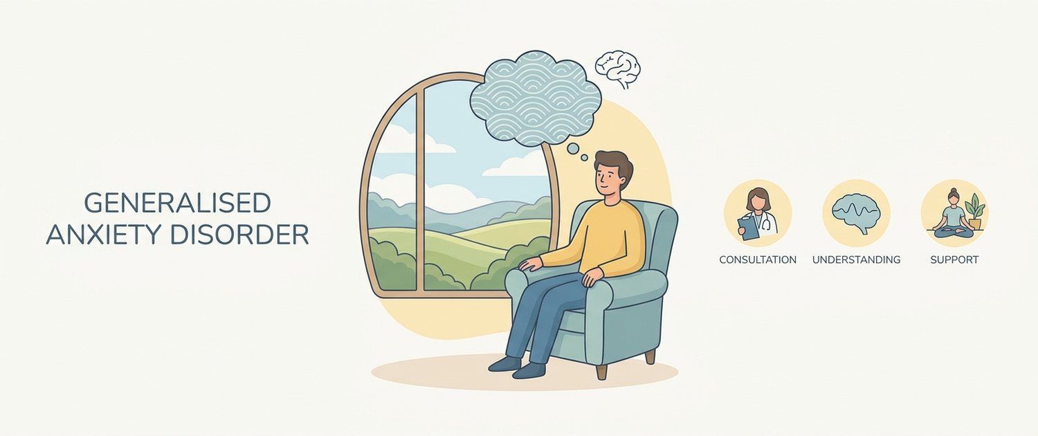 Generalised Anxiety Disorder (GAD): Symptoms and Criteria