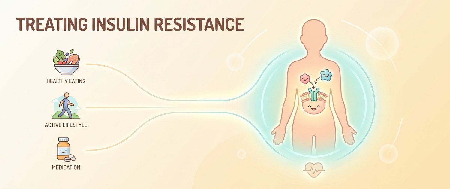 How to treat insulin resistance: food, movement and what a doctor decides