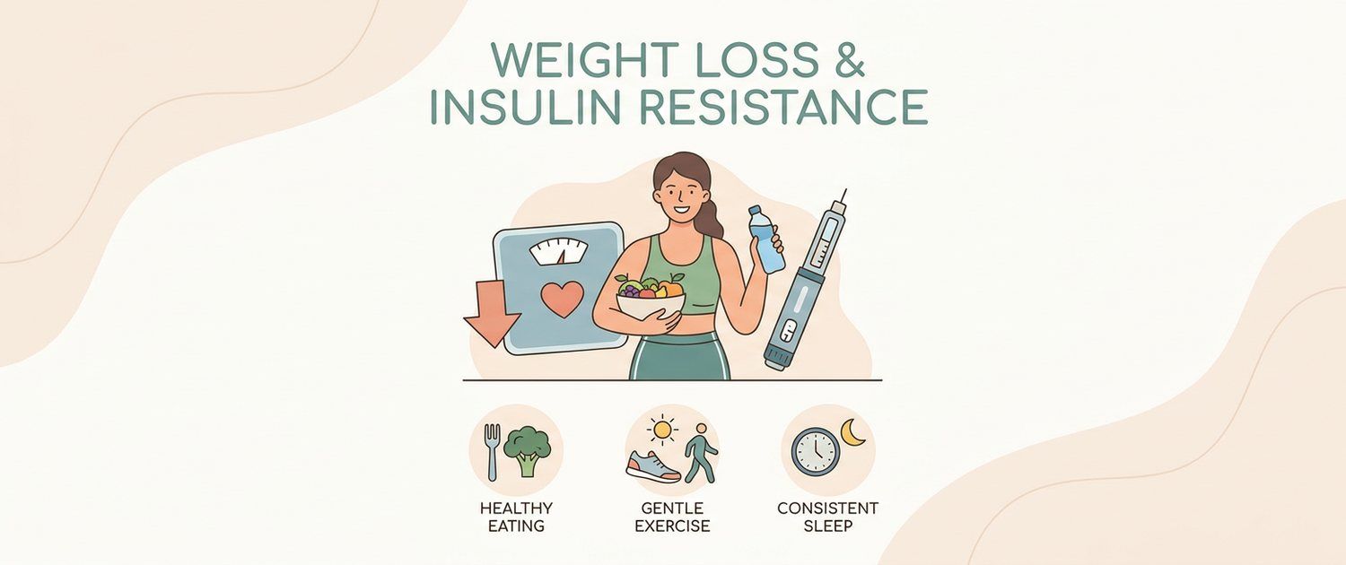 How to Lose Weight With Insulin Resistance: Food, Movement and Tests