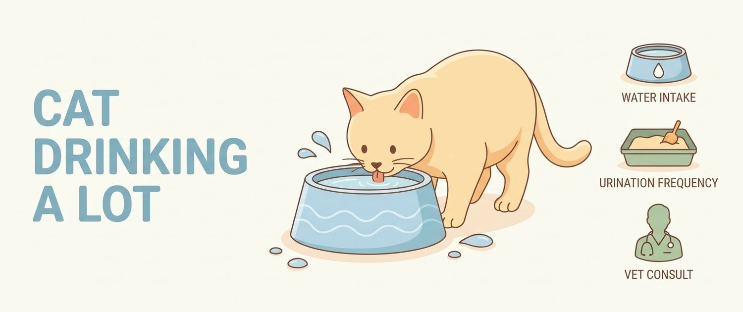 Cat Drinking a Lot and Urinating a Lot: What It Means