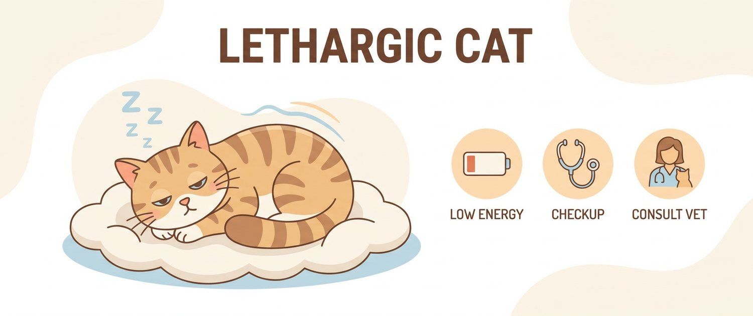 A Lethargic Cat: What to Check First and When to See a Vet