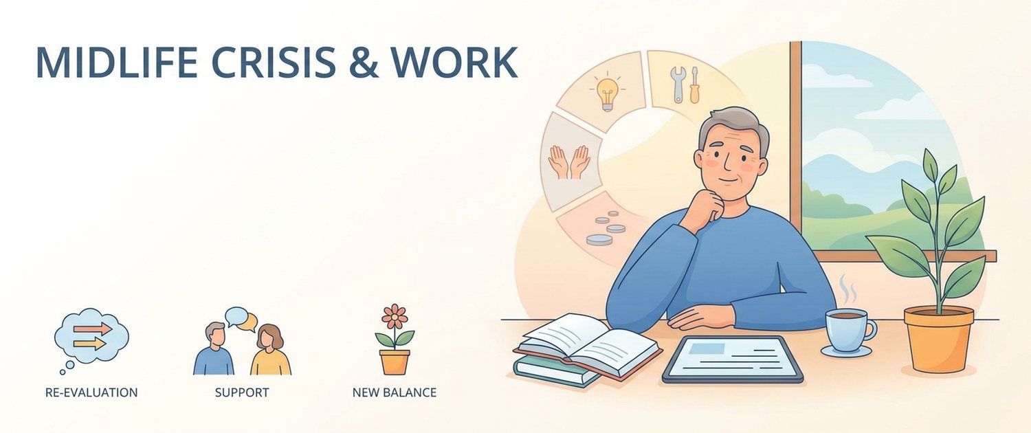 The Midlife Crisis and Work: What Is Actually Happening