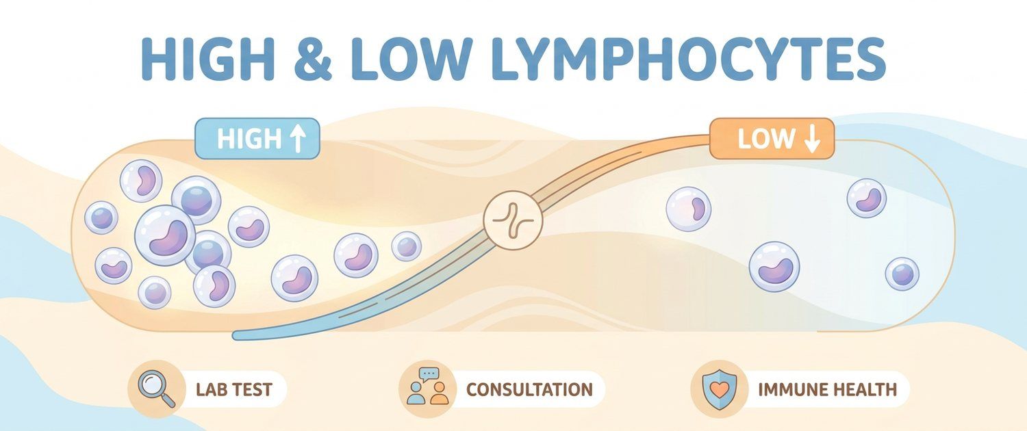 High and Low Lymphocytes: Causes, Norms and What to Do