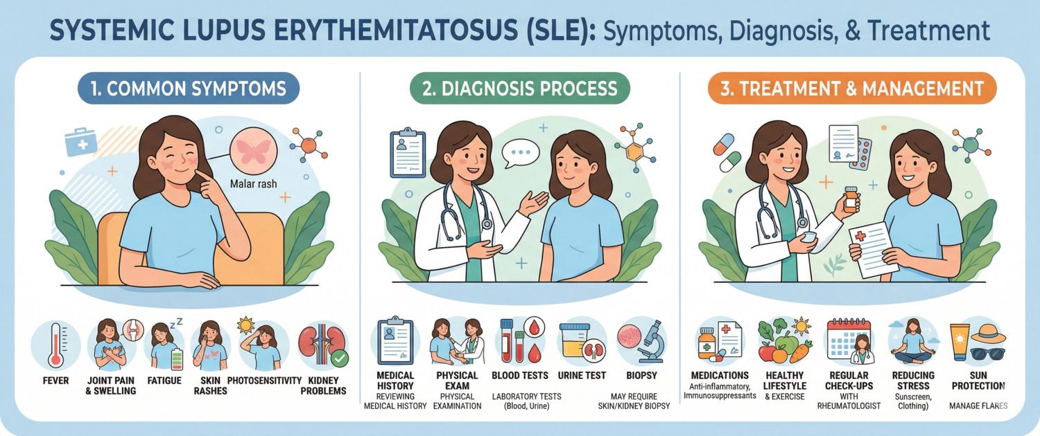 Systemic Lupus Erythematosus: Symptoms, Diagnosis and Treatment
