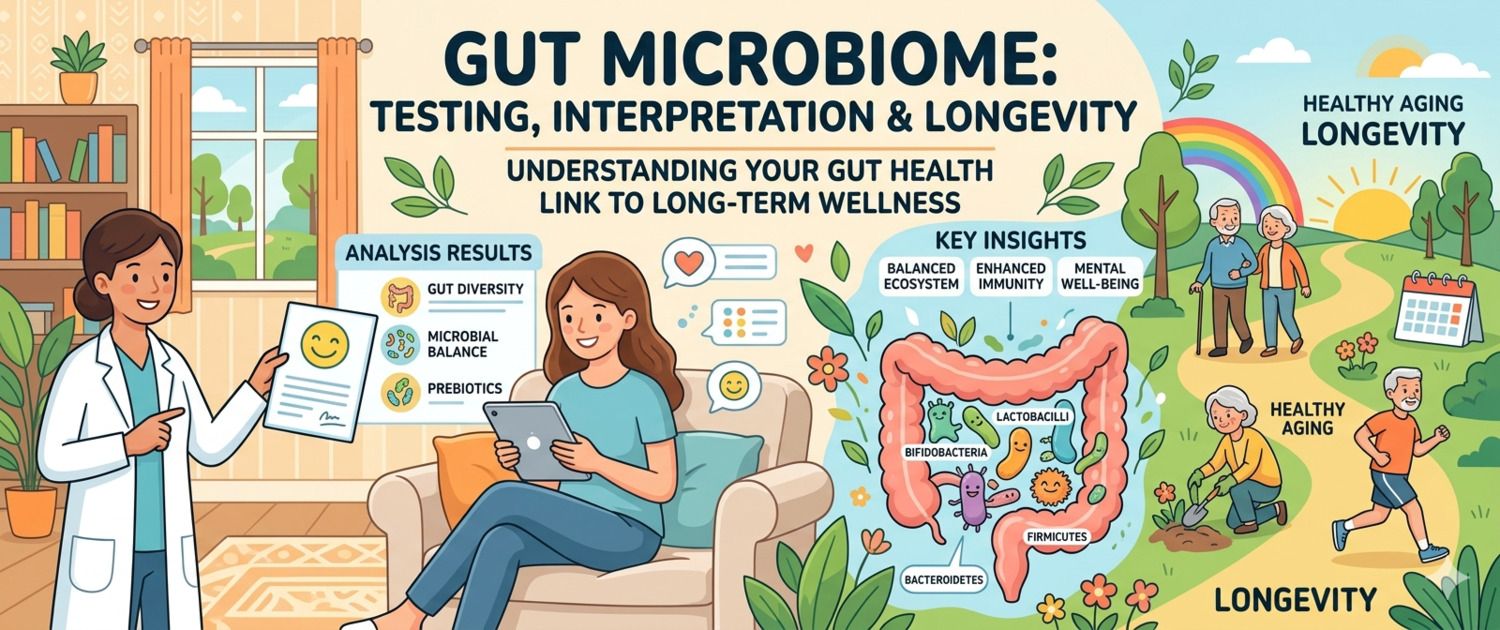 Gut Microbiome and Longevity: Tests, Interpretation and What Works