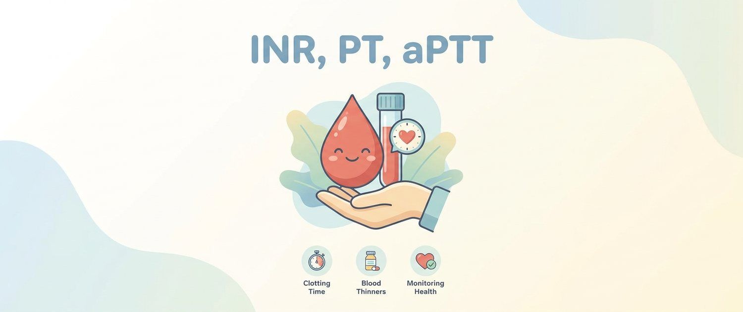 INR, PT and aPTT: Warfarin, Heparin and Clotting Values