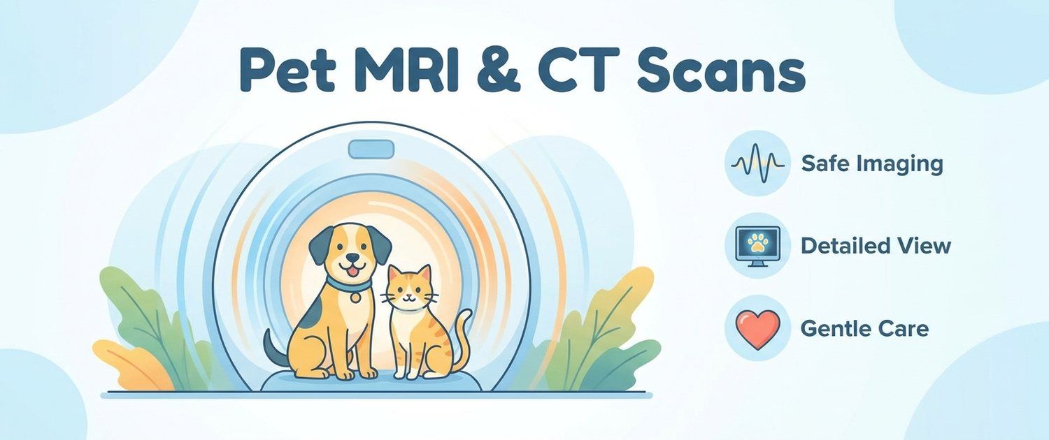 MRI and CT in Dogs and Cats: What Each Scan Shows and When