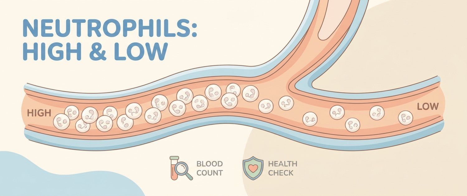 High and Low Neutrophils: Causes, Norms and Left Shift