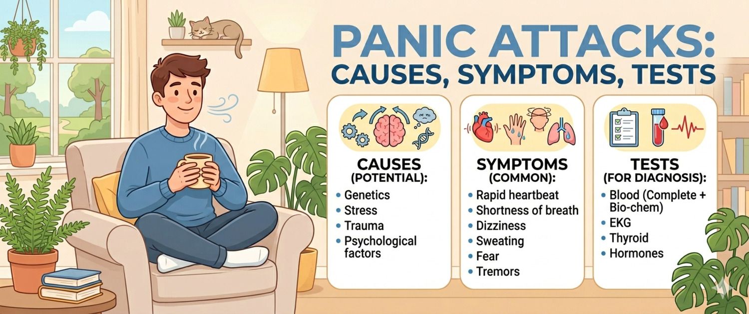 Panic Attacks: Causes, Symptoms and Which Tests to Take