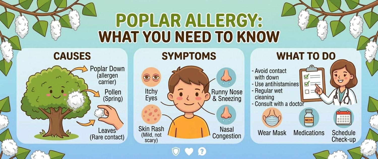 Poplar Allergy: Symptoms, Pollen vs Fluff and Treatment