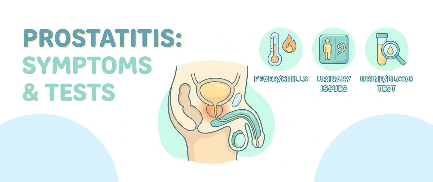 Prostatitis: Symptoms in Men and Which Tests to Take