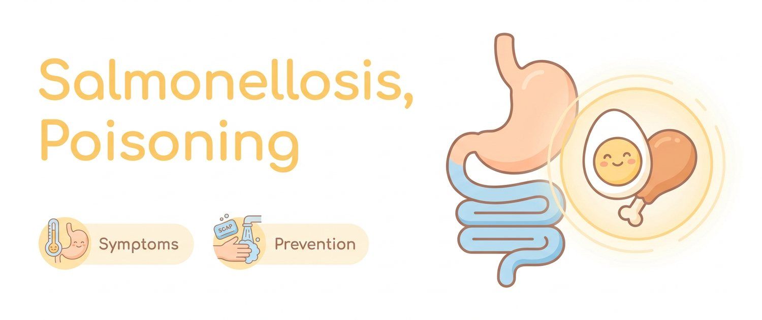 Salmonellosis and Food Poisoning: Symptoms and What to Do