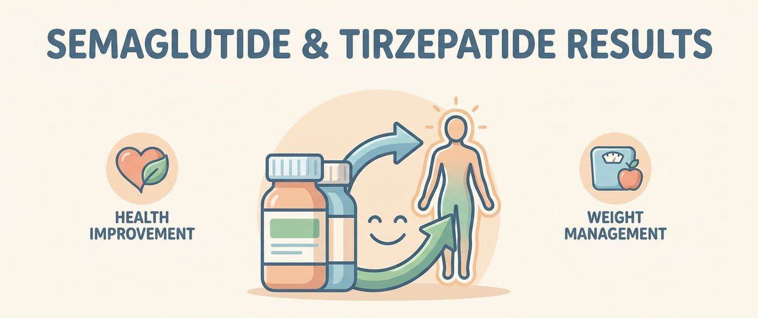 Semaglutide and tirzepatide: what results to really expect