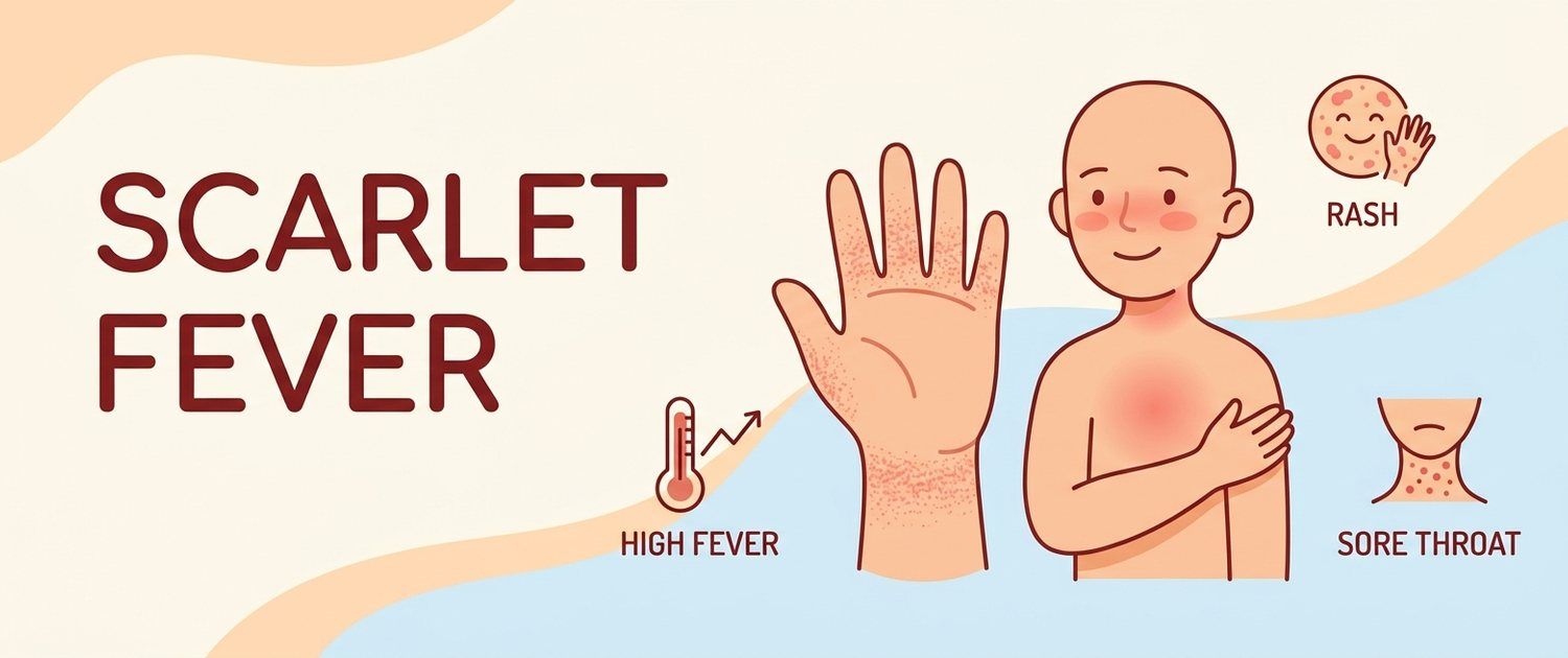 Scarlet Fever: Symptoms in Children and Adults, Rash, Treatment