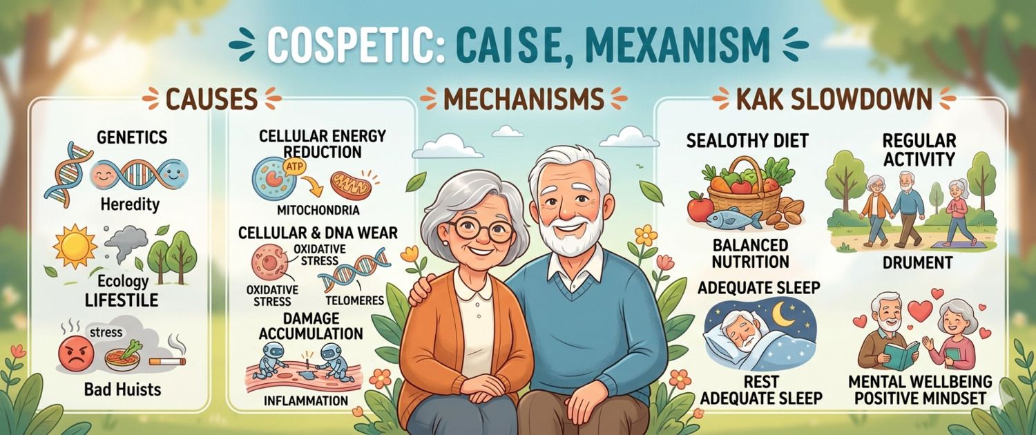 Ageing of the Body: Causes, Mechanisms and How to Slow It