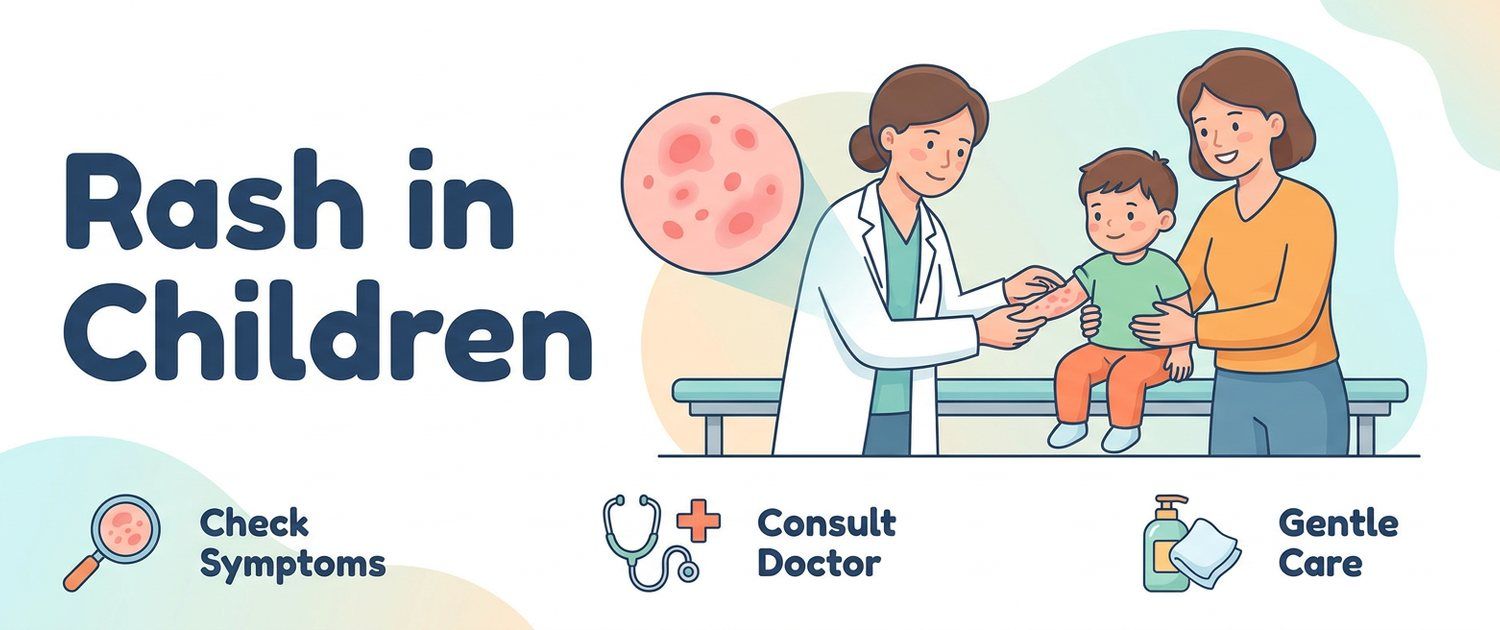 Rash in Children: Allergic, Chickenpox and Dangerous Types
