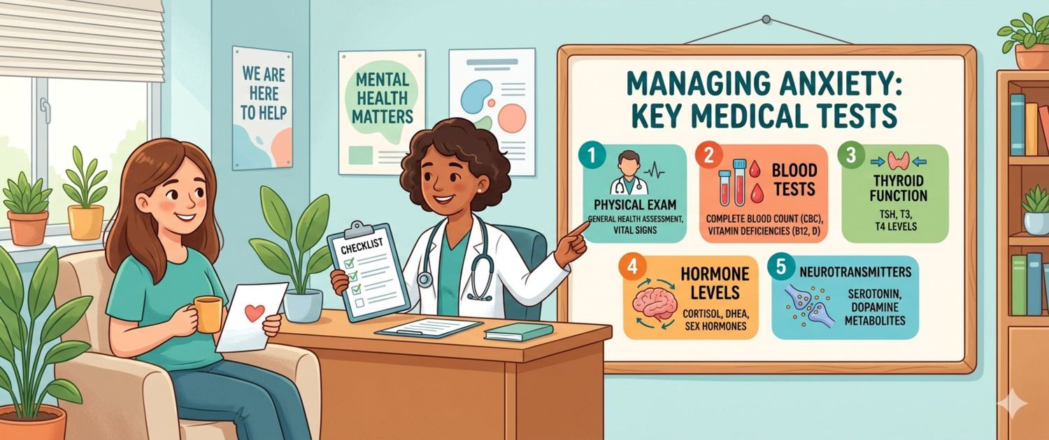 Anxiety: Which Lab Tests to Take to Rule Out Hormonal Causes