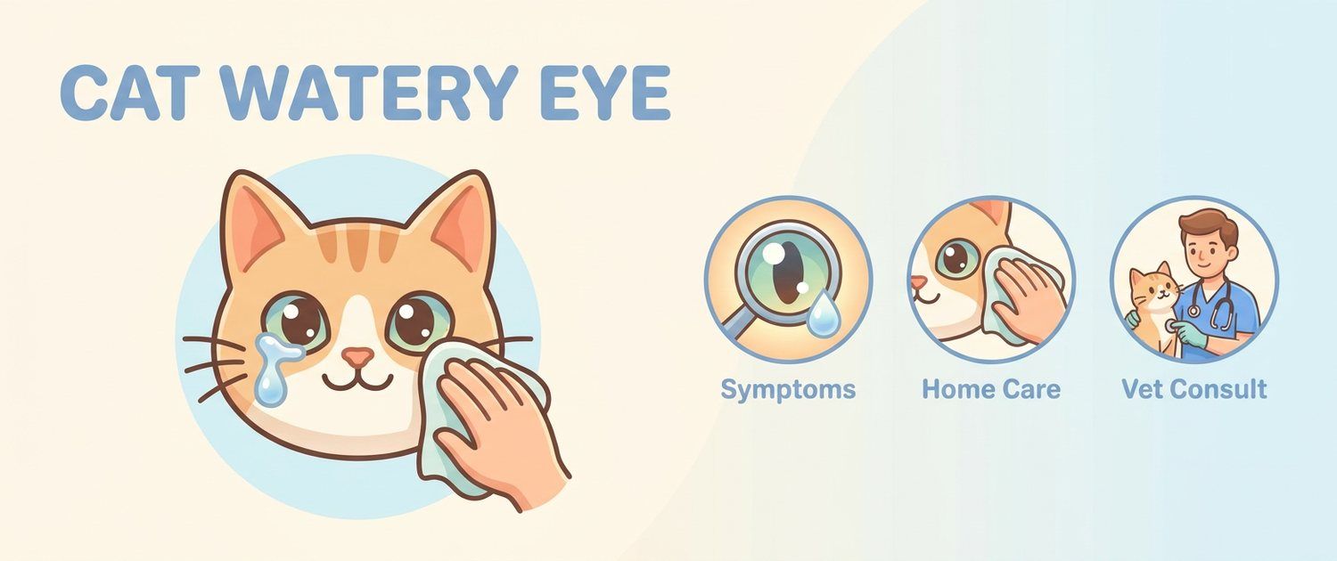 Cat Watery Eye: Causes, Corneal Ulcers and Red Flags