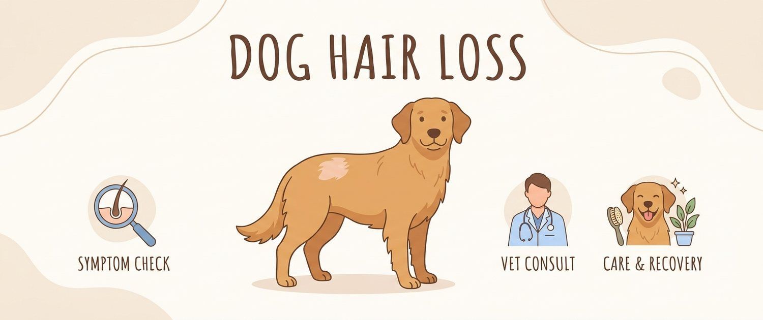 Dog Hair Loss: Shedding, Allergy or a Hormonal Cause