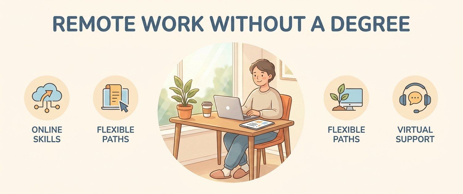 Remote Occupations and Entry Without a Degree