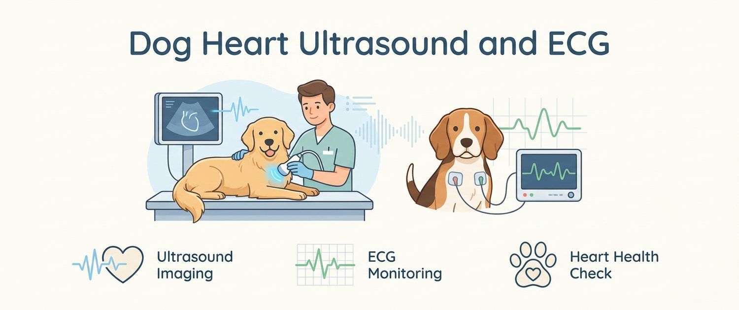 Dog Heart Ultrasound and ECG: What They Show and When to Do It