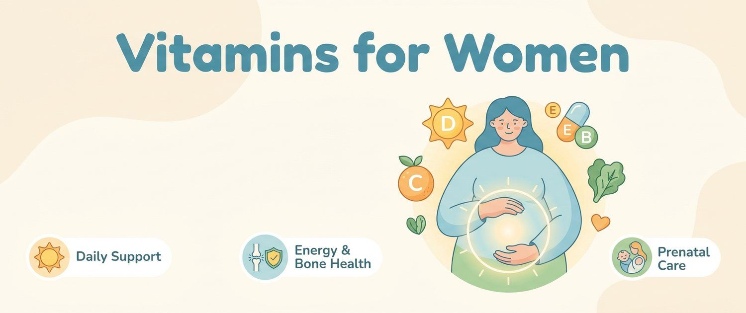 Vitamins for Women: What You Really Need and by Age