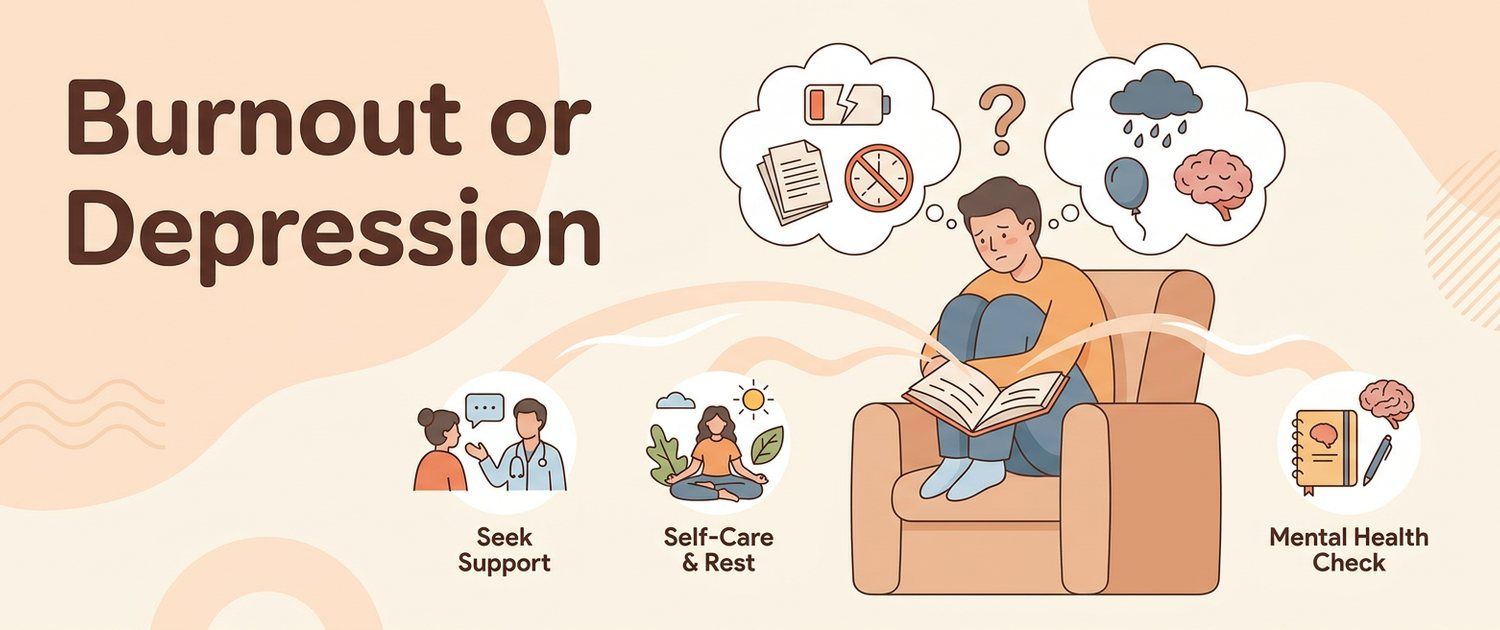 Burnout or Depression: Where the Real Difference Lies