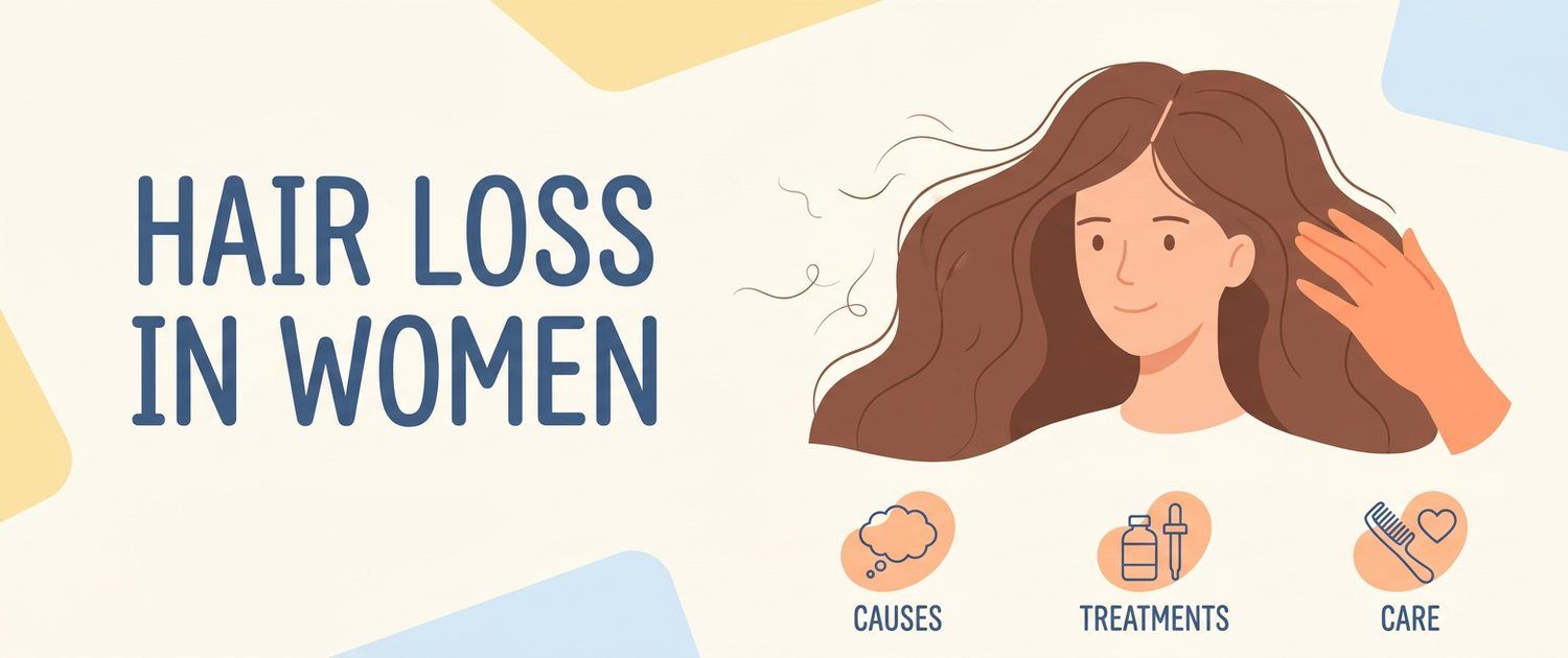 Hair Loss in Women: Causes, Tests and What Actually Helps