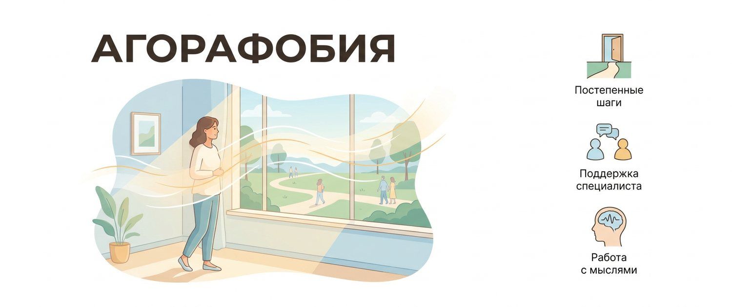 Агорафобия: что это, симптомы и боязнь чего на самом деле