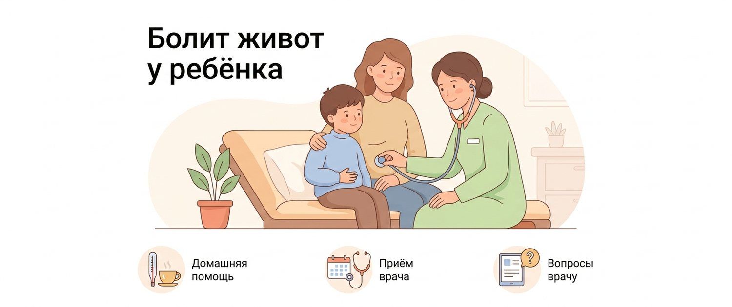Болит живот у ребёнка: аппендицит, функциональная боль и что делать