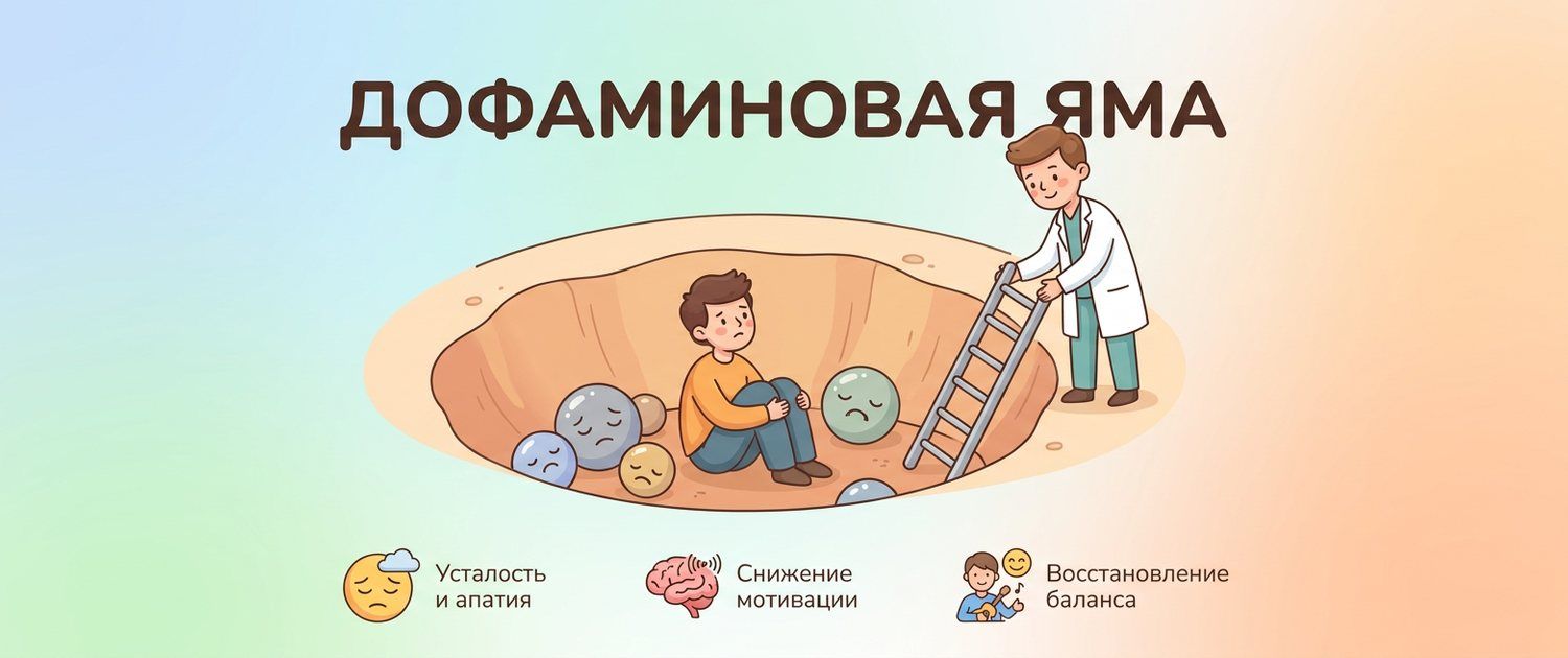 Дофаминовая яма и дофаминовое голодание: что из этого правда