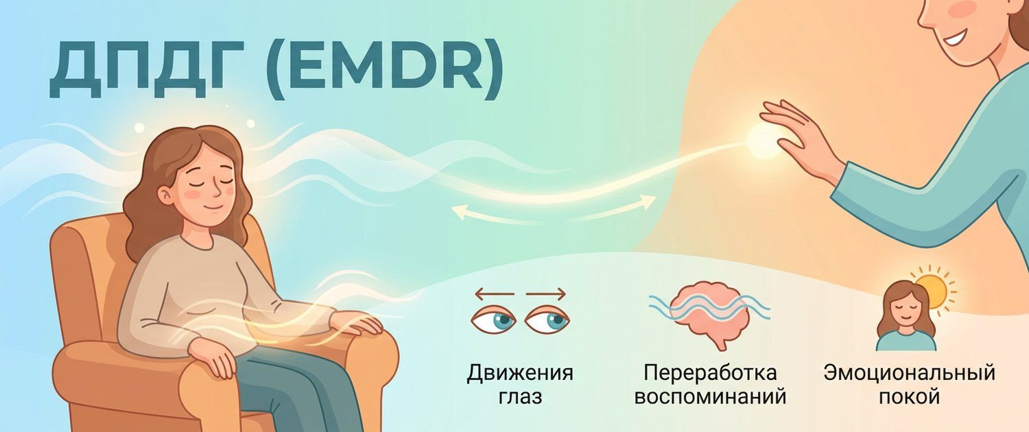 ДПДГ (EMDR): как работает терапия травмы и кому она подходит