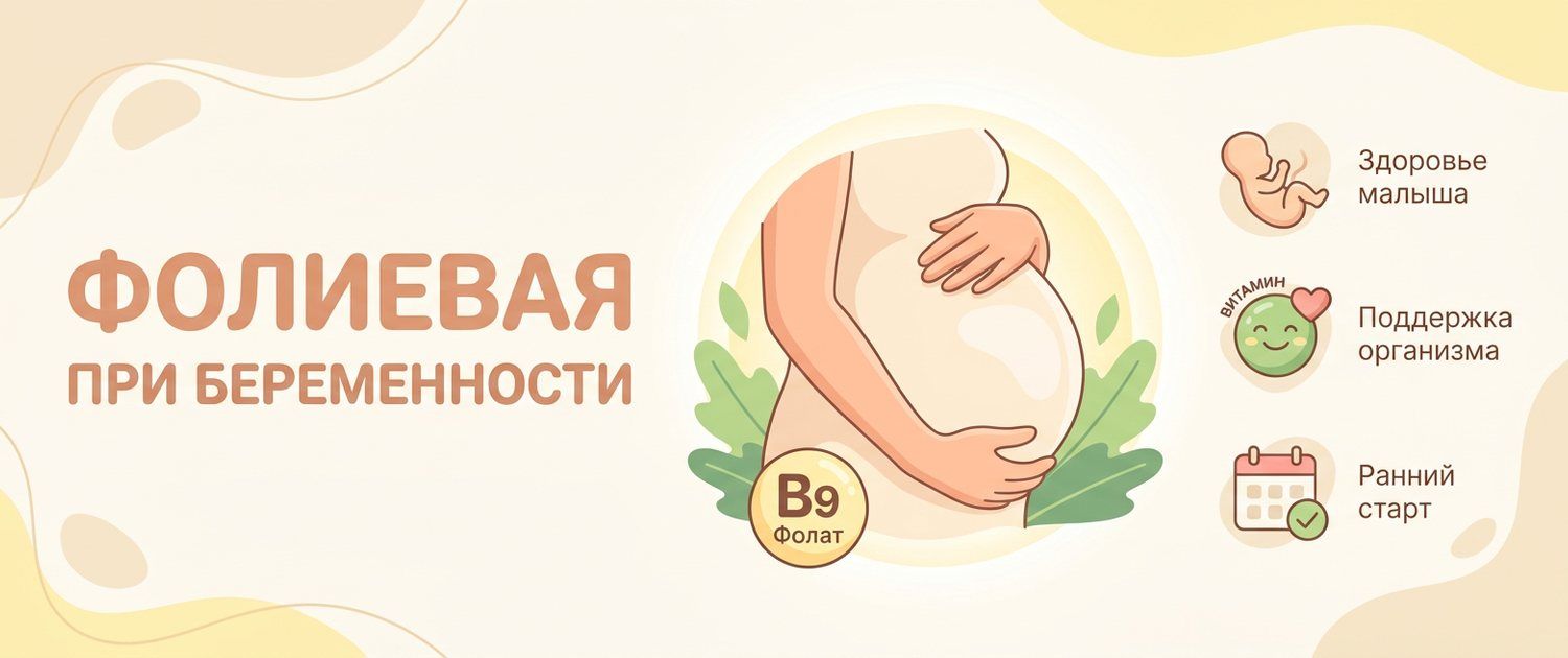 Фолиевая кислота при беременности: дозы и когда принимать