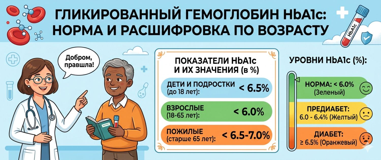 Гликированный гемоглобин: что показывает и как снизить HbA1c